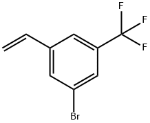 Benzene, 1-bromo-3-ethenyl-5-(trifluoromethyl)- Struktur