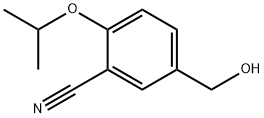 5-(羟甲基)-2-异丙氧基苯甲腈, 1206124-22-2, 结构式