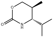 2H-1,3-Oxazin-2-one, tetrahydro-5-methyl-4-(1-methylethyl)-, (4S,5S)- Struktur