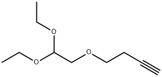 1-Butyne, 4-(2,2-diethoxyethoxy)- Structure