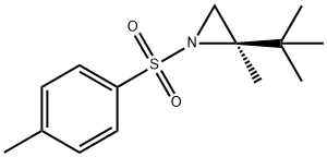 (2R)-2-(1,1-二甲基乙基)-2-甲基-1-[(4-甲基苯基)磺酰基]氮丙啶,1207754-80-0,结构式