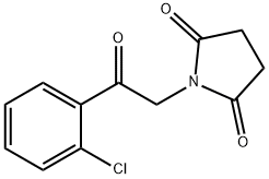1-[2-(2-Chlorophenyl)-2-oxoethyl]pyrrolidine-2,5-dione Struktur