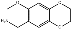 1-(7-methoxy-2,3-dihydro-1,4-benzodioxin-6-yl)methanamine(SALTDATA: HCl) Structure