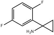 1-(2,5-difluorophenyl)cyclopropanamine(SALTDATA: HCl) 化学構造式