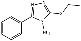 4H-1,2,4-Triazol-4-amine, 3-(ethylthio)-5-phenyl- Structure