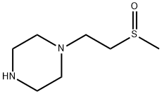Piperazine, 1-[2-(methylsulfinyl)ethyl]- Structure