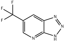 3H-1,2,3-Triazolo[4,5-b]pyridine, 6-(trifluoromethyl)- Struktur
