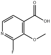 4-Pyridinecarboxylic acid, 2-fluoro-3-methoxy-,1211528-26-5,结构式