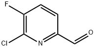 2-Pyridinecarboxaldehyde, 6-chloro-5-fluoro- 结构式
