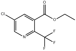 3-Pyridinecarboxylic acid, 5-chloro-2-(trifluoromethyl)-, ethyl ester Structure