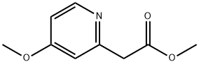 2-(4-甲氧基吡啶-2-基)乙酸甲酯 结构式
