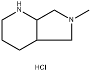 6-Methyloctahydro-1H-pyrrolo[3,4-b]pyridine dihydrochloride Structure