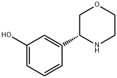 Phenol, 3-(3R)-3-morpholinyl- Structure