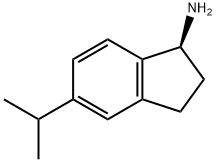 (S)-5-isopropyl-2,3-dihydro-1H-inden-1-amine Struktur