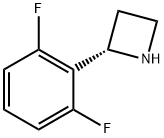 Azetidine, 2-(2,6-difluorophenyl)-, (2S)- Structure