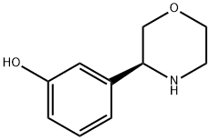 Phenol, 3-(3S)-3-morpholinyl- Structure