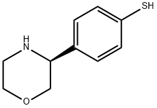 Benzenethiol, 4-(3S)-3-morpholinyl- Structure