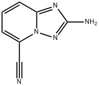 [1,2,4]Triazolo[1,5-a]pyridine-5-carbonitrile, 2-amino- Structure