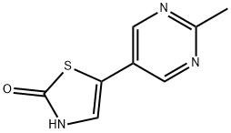 2-Hydroxy-5-(2-methylpyrimidyl-5-yl)thiazole,1215071-66-1,结构式