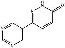 3-Hydroxy-6-(pyrimidyl-5-yl)pyridazine Structure