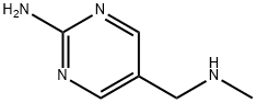5-[(メチルアミノ)メチル]-2-ピリミジンアミン 化学構造式