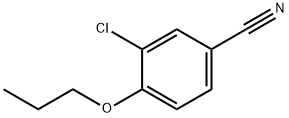 Benzonitrile, 3-chloro-4-propoxy- Structure