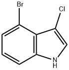 1H-Indole, 4-bromo-3-chloro- 结构式