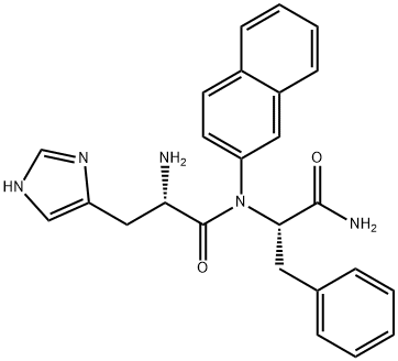 H-HIS-PHE-ΒNA · 2 HCL, 121722-58-5, 结构式
