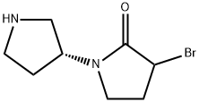 [1,3'-Bipyrrolidin]-2-one, 3-bromo-, (3'R)- Structure