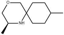4-Oxa-1-azaspiro[5.5]undecane, 2,9-dimethyl-,(2S)- Structure