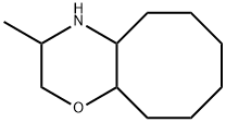 2H-Cycloocta[b]-1,4-oxazine, decahydro-3-methyl- Structure