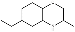 2H-1,4-Benzoxazine, 6-ethyloctahydro-3-methyl- Structure
