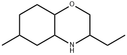 2H-1,4-Benzoxazine, 3-ethyloctahydro-6-methyl- Structure
