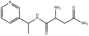 2-Amino-N1-[1-(3-pyridyl)ethyl]succinamide 结构式