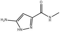 5-氨基-N-甲基-1H-吡唑-3-甲酰胺, 1219743-33-5, 结构式