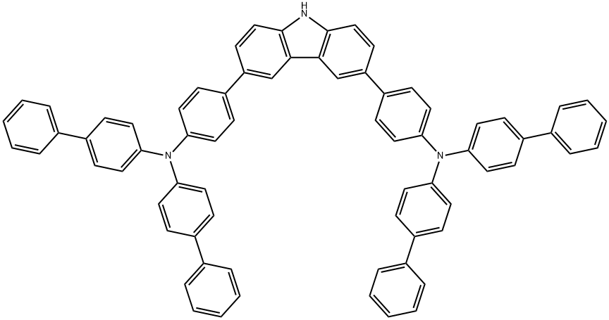 1221495-64-2 N4,N4''-(9H-咔唑-3,6-二基双-4,1-亚苯)双[N-[1,1'-联苯基]-4-基-[1,1'-联苯]-4-胺
