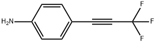 Benzenamine, 4-(3,3,3-trifluoro-1-propyn-1-yl)- Struktur