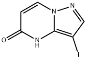 3-碘吡唑并[1,5-A]嘧啶-5(4H)-酮 结构式