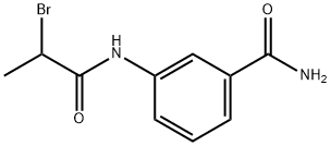 Benzamide, 3-[(2-bromo-1-oxopropyl)amino]- Structure
