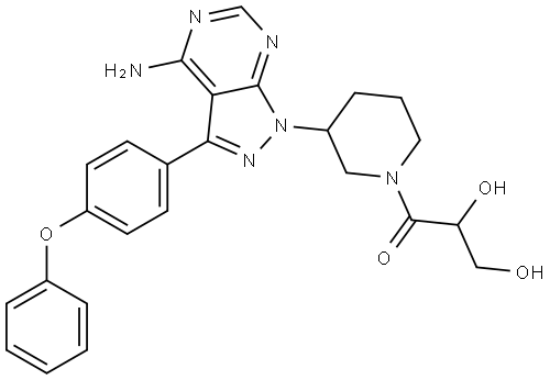 Ibrutinib Impurity 3, 1226872-27-0, 结构式