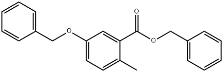 Benzoic acid, 2-methyl-5-(phenylmethoxy)-, phenylmethyl ester