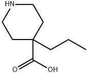 4-propyl-4-piperidinecarboxylic acid(SALTDATA: HCl) Structure