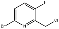 6-溴-2-(氯甲基)-3-氟吡啶, 1227575-18-9, 结构式