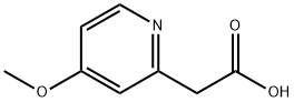 2-(4-甲氧基吡啶-2-基)乙酸 结构式