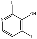 2-氟-4-碘吡啶-3-醇,1227593-95-4,结构式