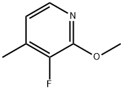 3-氟-2-甲氧基-4-甲基吡啶 结构式