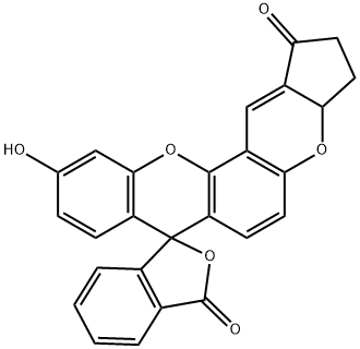 1227854-93-4 piro[7H-cyclopenta[5,6]pyrano[2,3-c]xanthene-7,1'(3'H)-isobenzofuran]-1,3'(2H)-dione, 3,3a-dihydro-10-hydroxy-