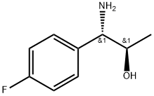 (1S,2R)-1-AMINO-1-(4-FLUOROPHENYL)PROPAN-2-OL 结构式