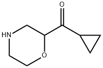 Methanone,cyclopropyl-2-morpholinyl- Structure
