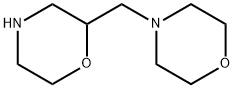 Morpholine,2-(4-morpholinylmethyl)- Structure